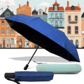 2-Fold Manual Open Umbrella (Umbrella With Case / 1 Set / Mix Color)