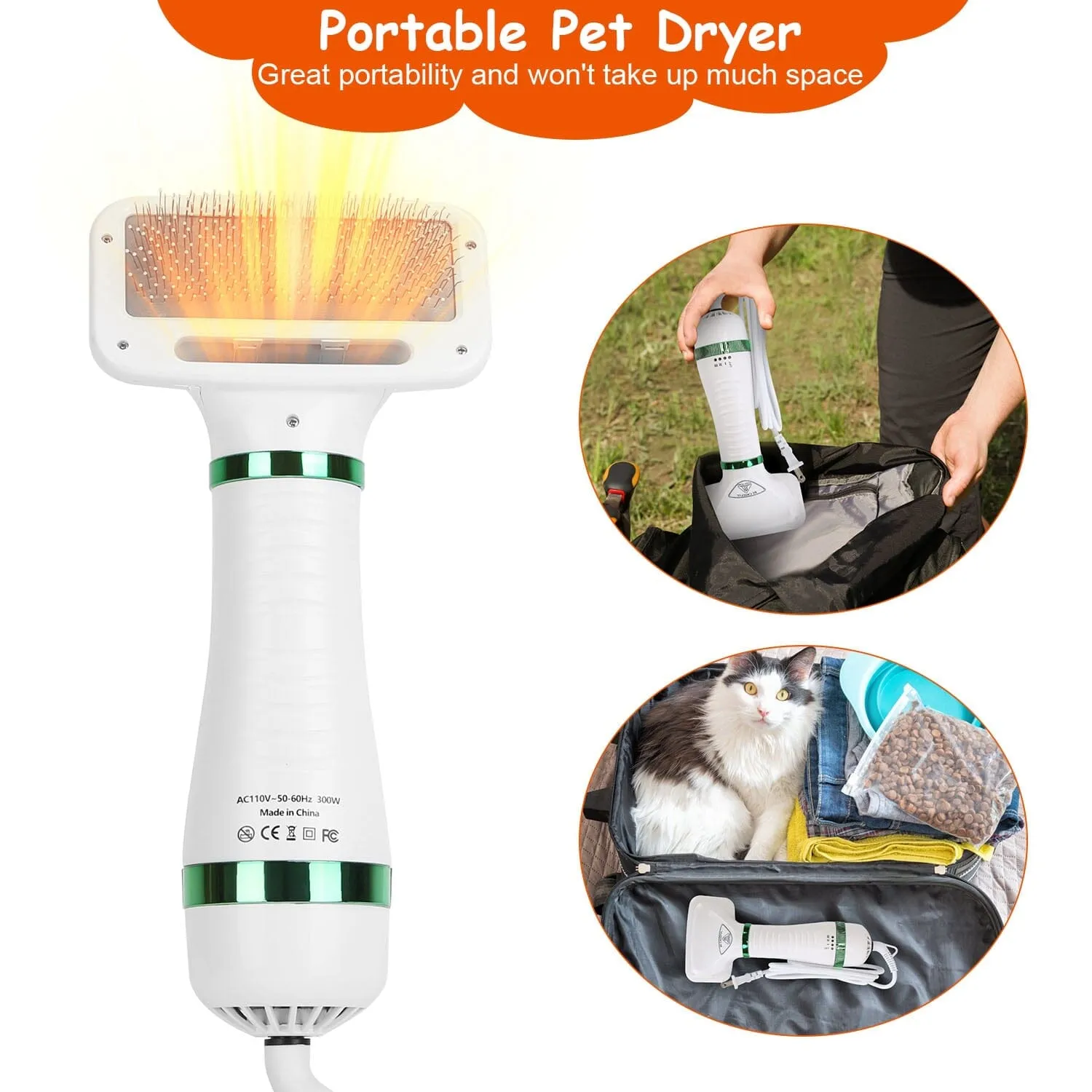 2-in-1 Multifunctional Pet Grooming Hair Dryer