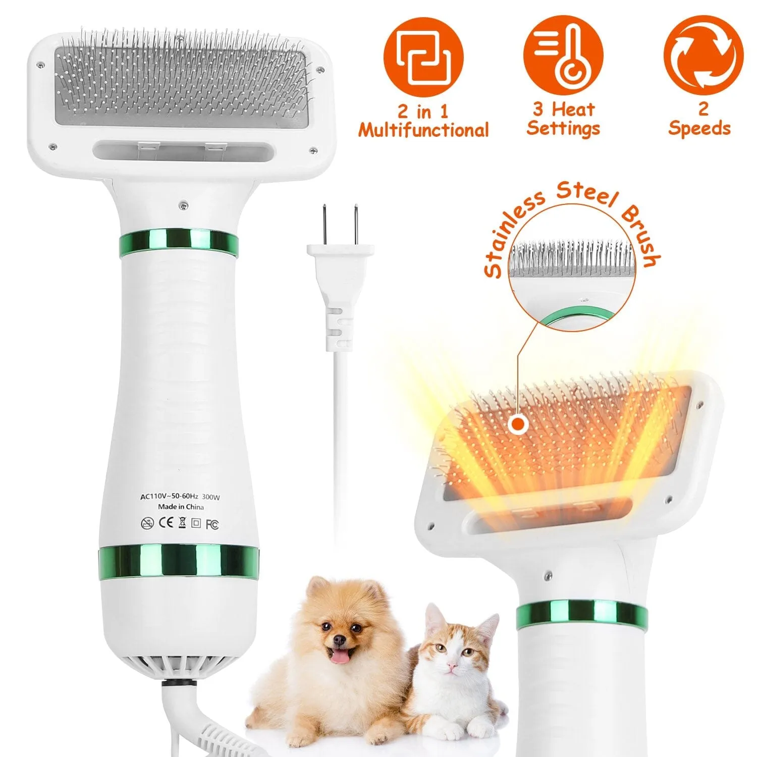 2-in-1 Multifunctional Pet Grooming Hair Dryer