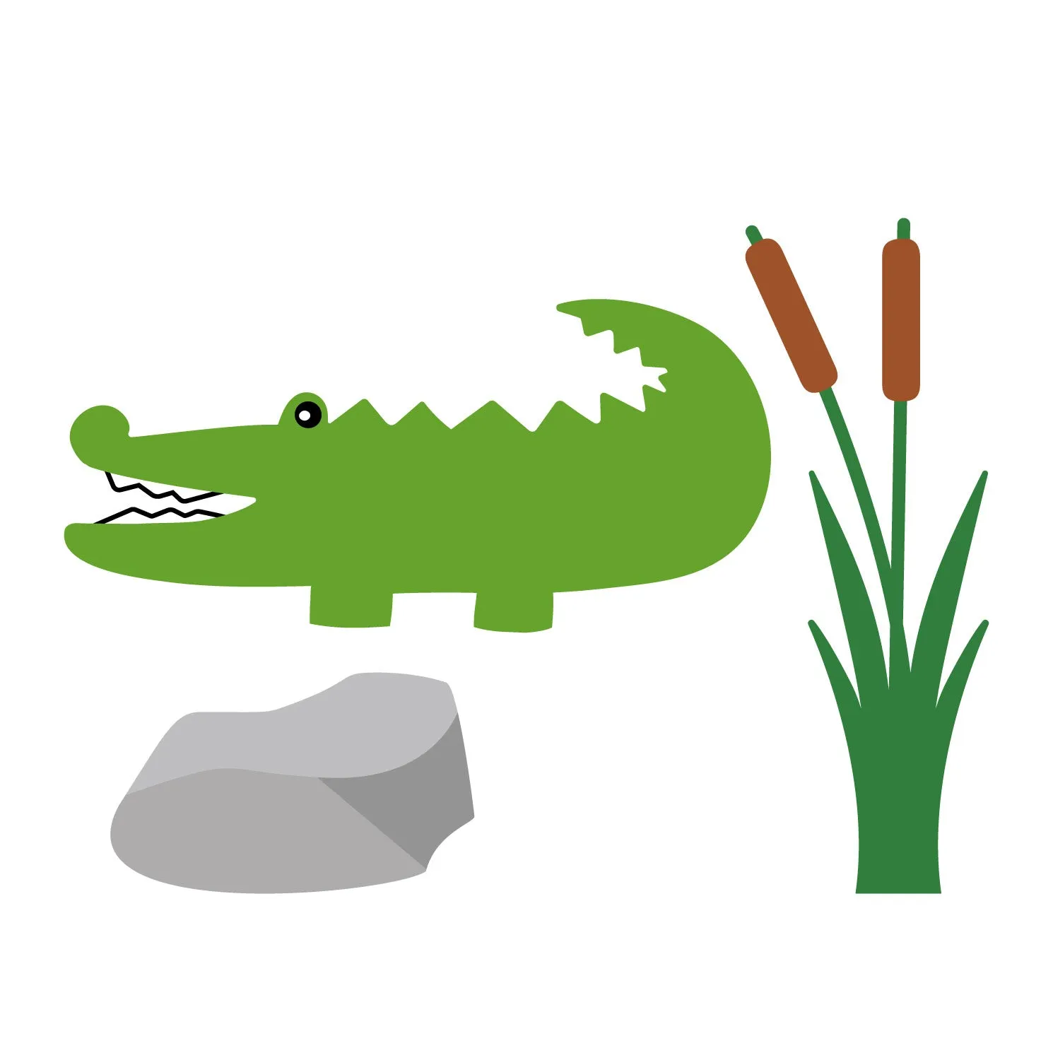 Alligator Waterproof Stickers