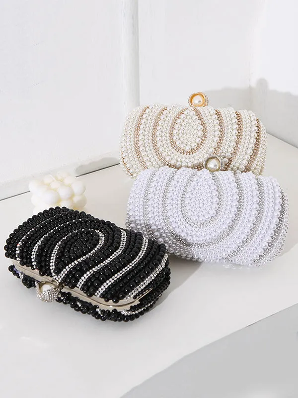 Chains Geometric Rhine Stones Handbags