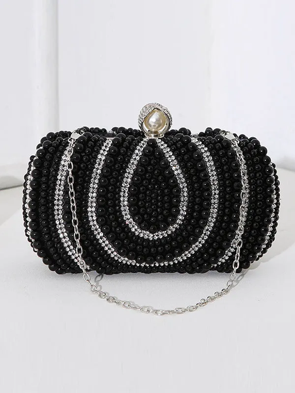 Chains Geometric Rhine Stones Handbags