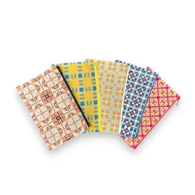 Classic Quilts Pencil Pouches Set of 5