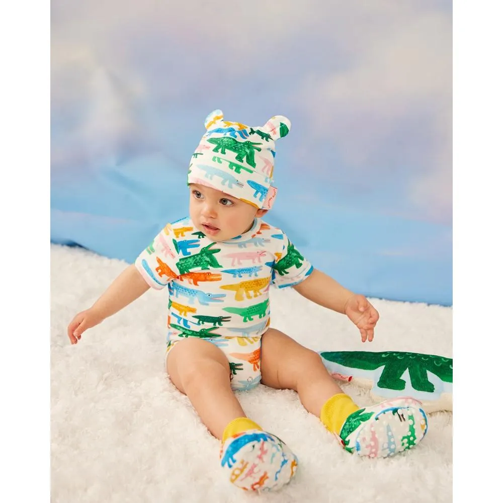 Crocodile Smile Short Sleeve Bodysuit
