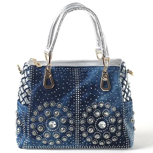 Designer Crystal Diamond Ladies Tote Bag