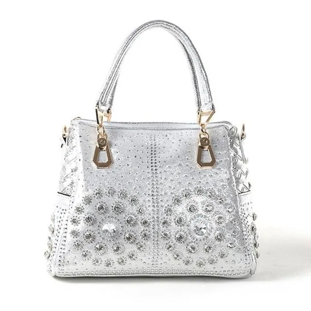 Designer Crystal Diamond Ladies Tote Bag