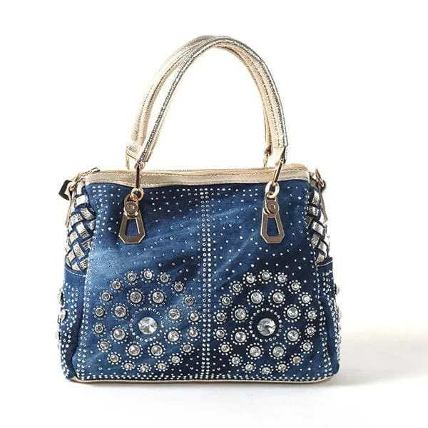 Designer Crystal Diamond Ladies Tote Bag