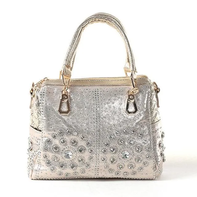 Designer Crystal Diamond Ladies Tote Bag