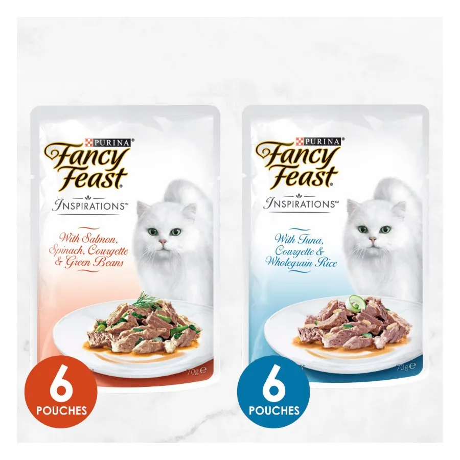 Fancy Feast Inspiration Salmon Tuna Rice 12X70g