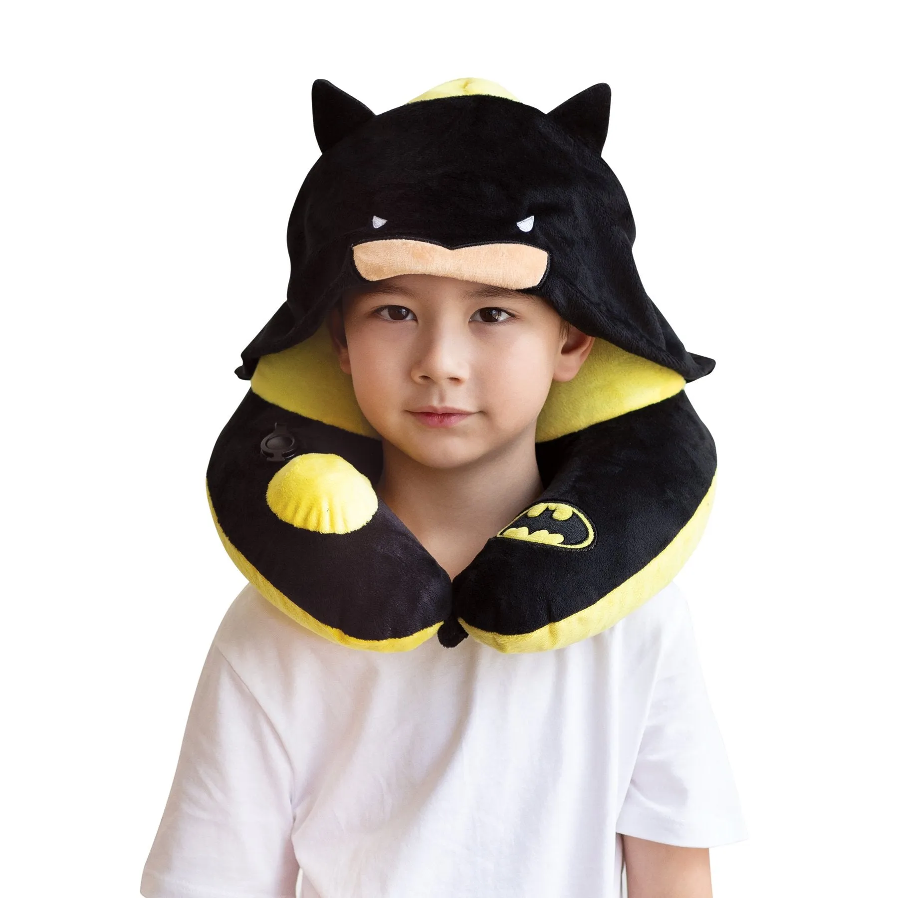 JUSTICE LEAGUE BATMAN NECK PILLOW WITH HOOD