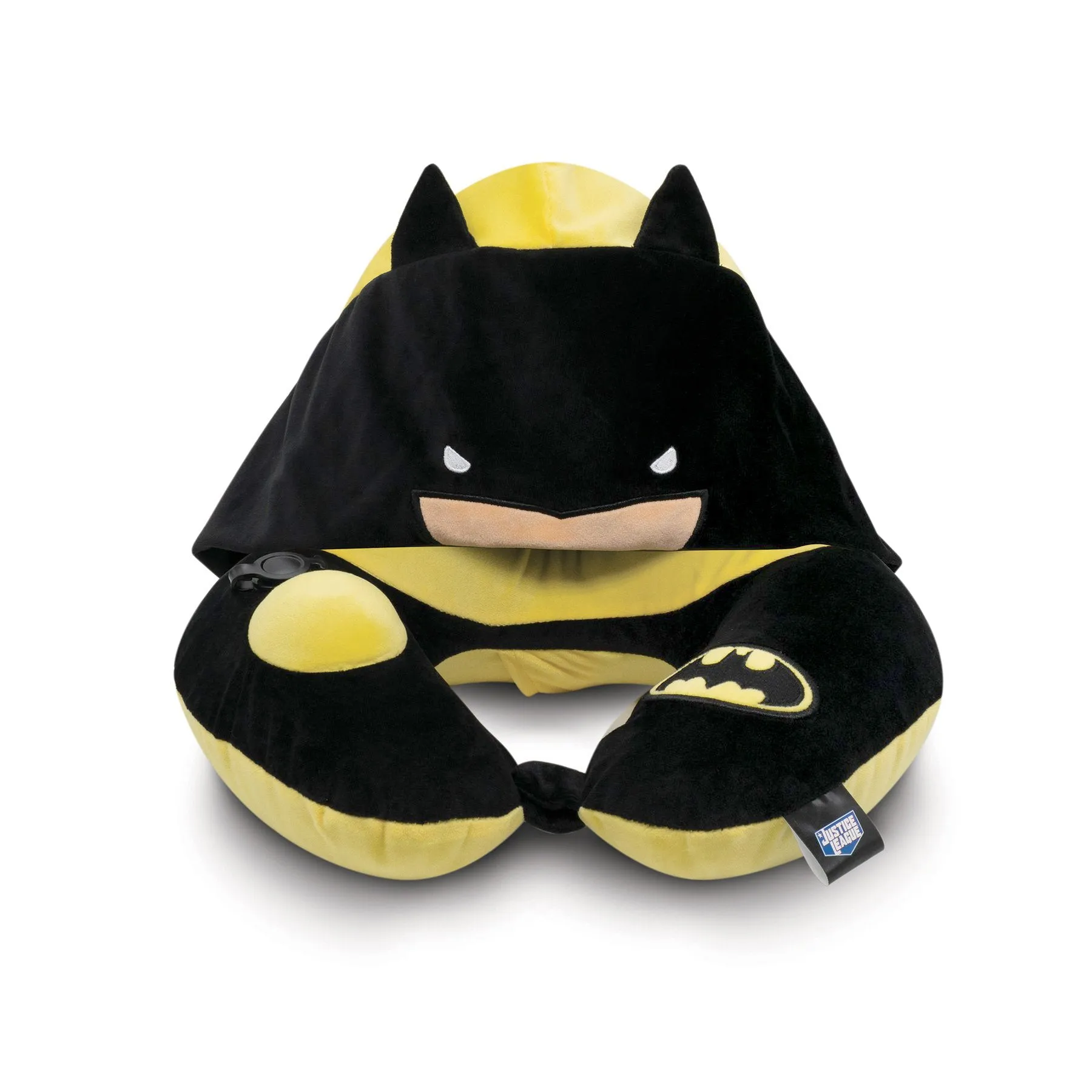 JUSTICE LEAGUE BATMAN NECK PILLOW WITH HOOD