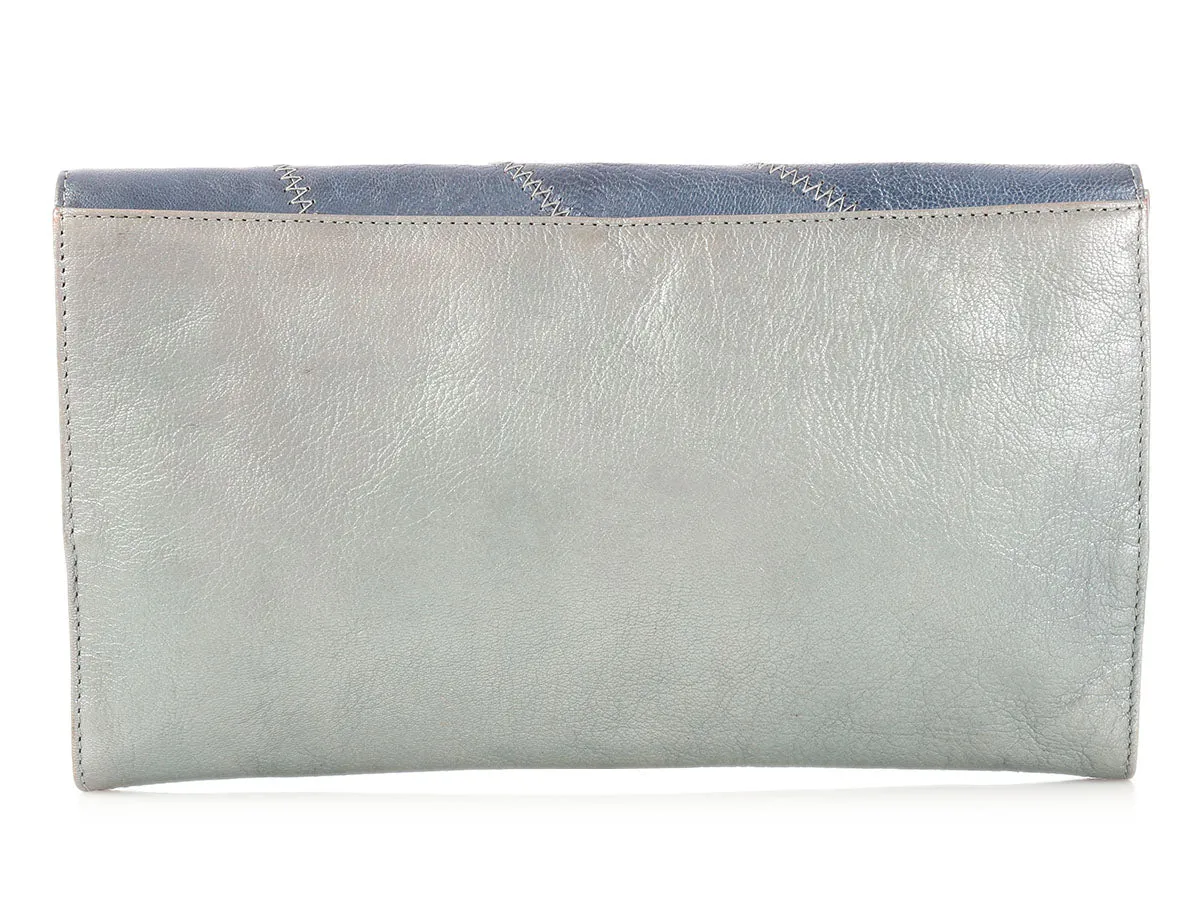 Marc Jacobs Metallic Leather Clutch