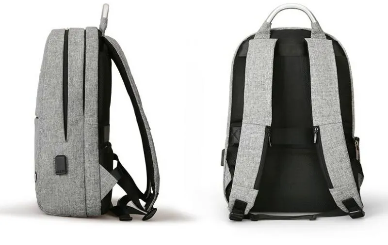 Men's Waterproof Backpack With USB Charging