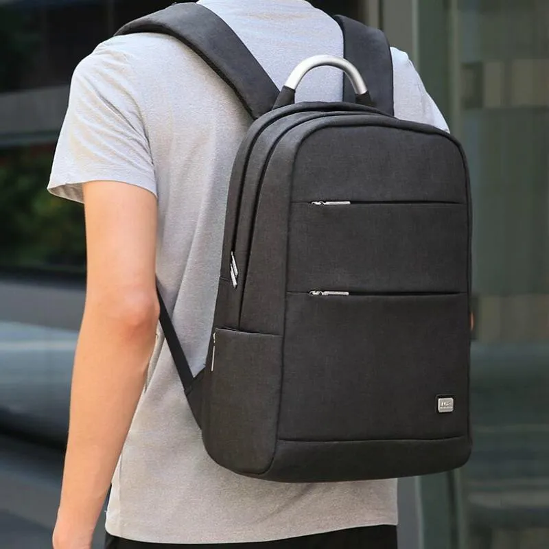 Men's Waterproof Backpack With USB Charging