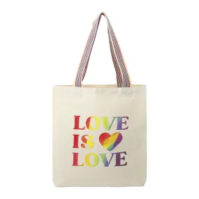 Rainbow Recycled 6oz Cotton Convention Tote