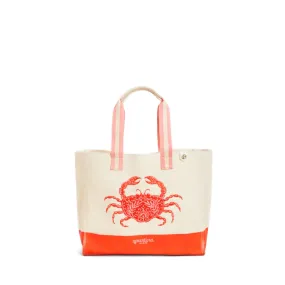 Spartina Beach Tote Red Crab