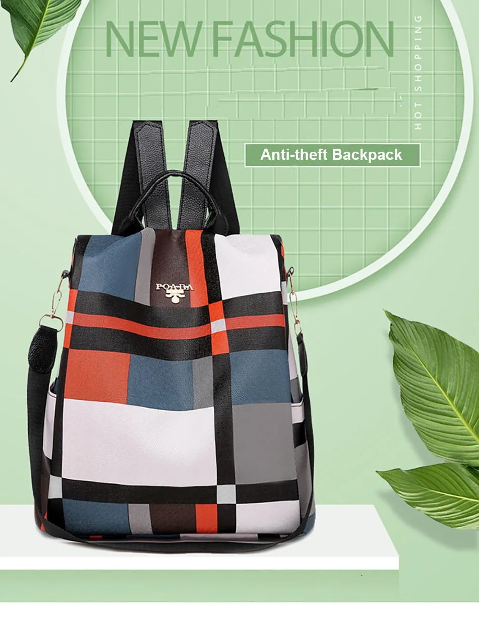 Waterproof Anti Theft Oxford Backpack