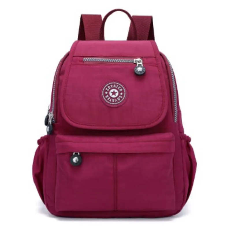 Women's Casual Waterproof Nylon Backpack