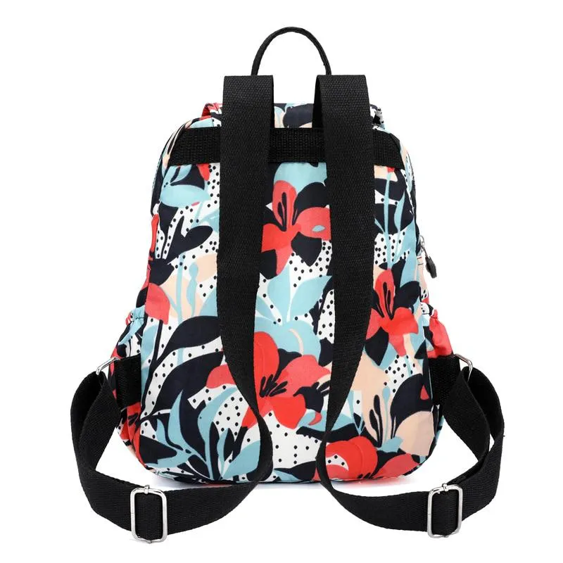 Women's Casual Waterproof Nylon Backpack